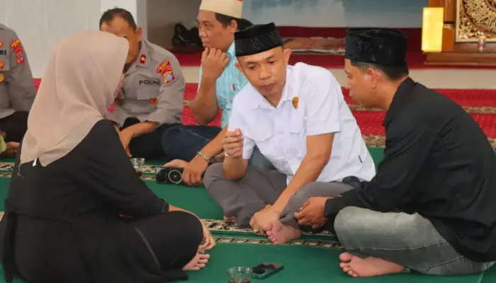 Tahanan Perempuan Akad Nikah di Masjid Polres Sigi