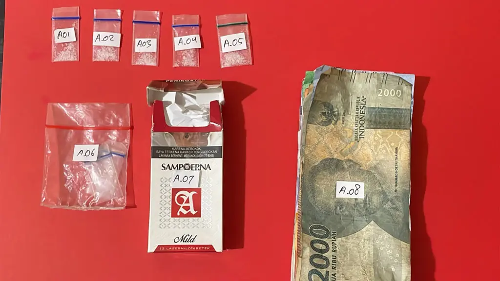 Barang bukti paket sabu yang diamankan aparat. (©Humas Polresta Palu)
