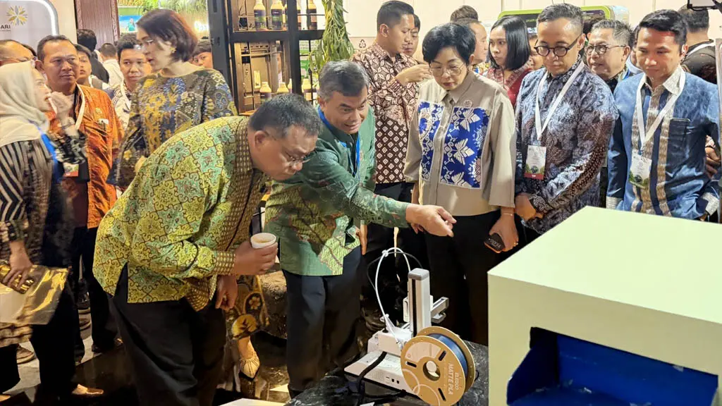PT Vale pada Indonesia International Environment Technology and Innovation Expo & Conference (Invirotech) 2026 yang diselenggarakan oleh Kementerian Lingkungan Hidup/Badan Pengendalian Lingkungan Hidup (KLH/BPLH) pada 11–13 Juni 2026 di Jakarta. (©PT Vale Indonesia)