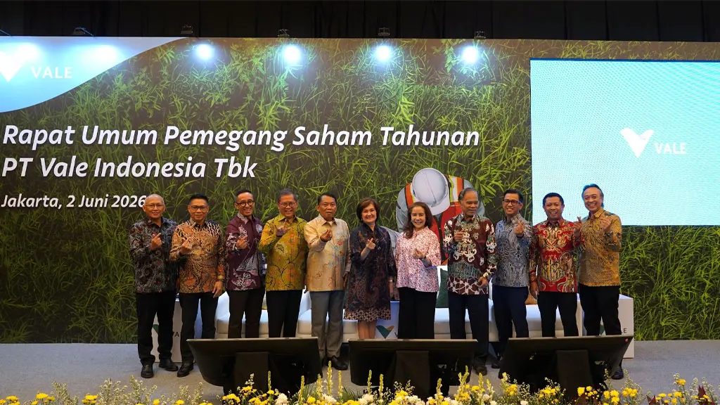 Direksi dan pemegang saham PT Vale Indonesia pada RUPST, Selasa (2/6/2026). (©PT Vale Indonesia)