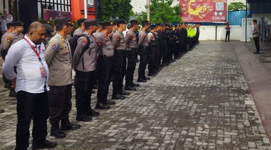 pengamanan rapat pleno provinsi