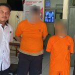 Dua tersangka kasus penipuan calon siswa Bintara Polri. (Foto: Humas Polda Sulteng)