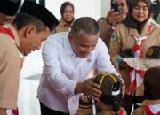 Wali Kota Palu Kukuhkan Murid TK Putra sebagai Pramuka Prasiaga