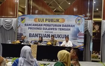 DPRD Sulteng Matangkan Ranperda Bantuan Hukum untuk Warga Kurang Mampu